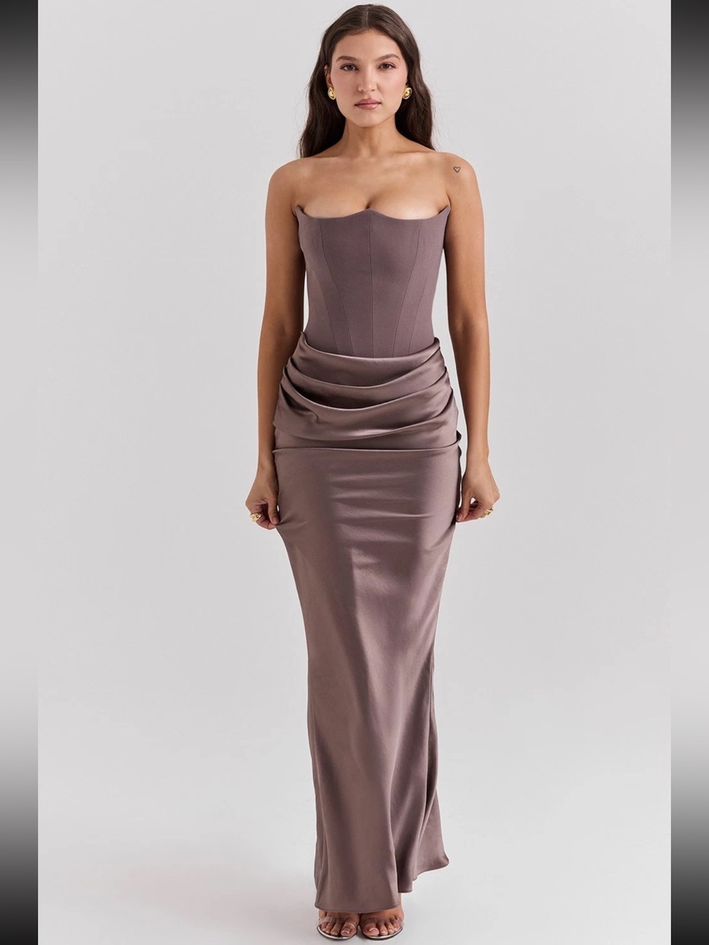 House Of CB Persephone Dress Smoke L (A-C)